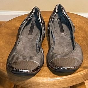 Nine West Ballet flats. Size 9 Pewter color